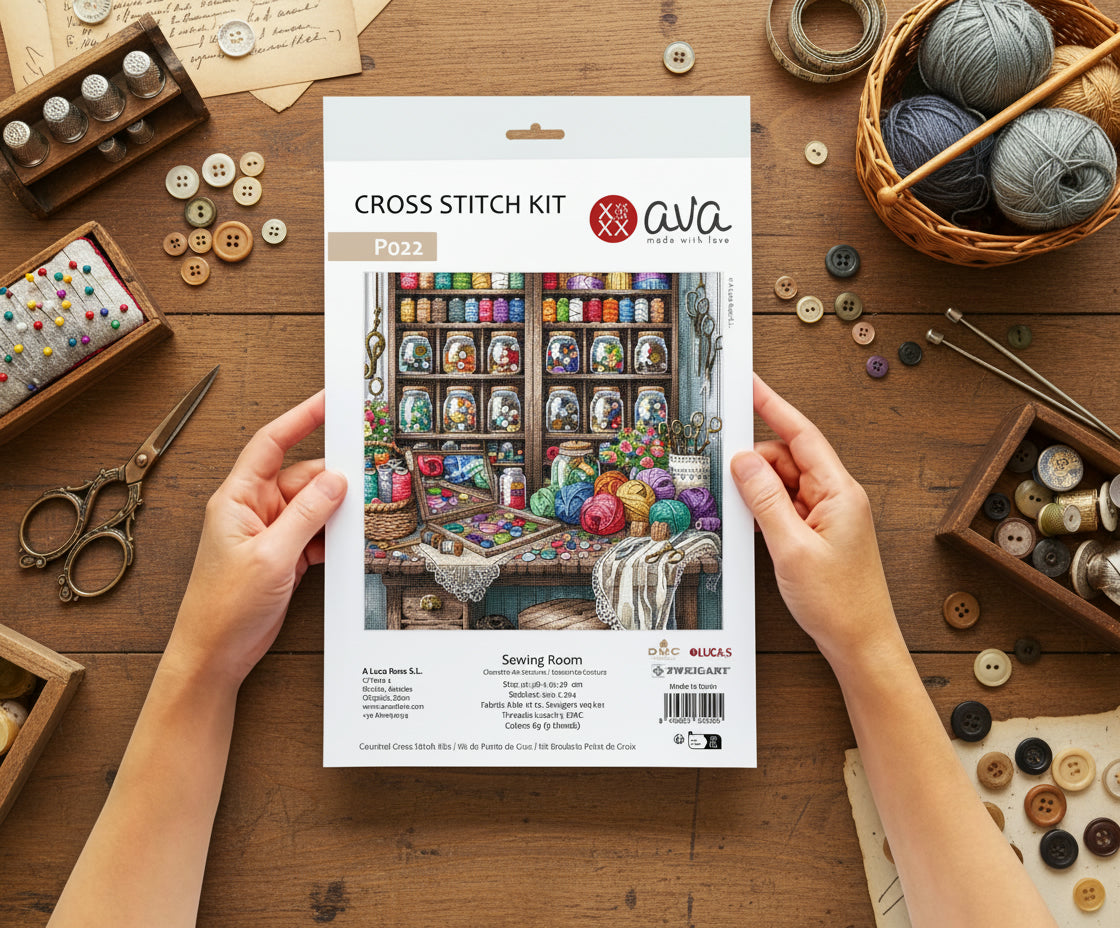 Sewing Room - Cross Stitch Kit AVA P022