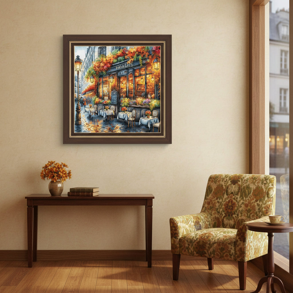Coffee in Autumn - Cross Stitch Kit AVA P051