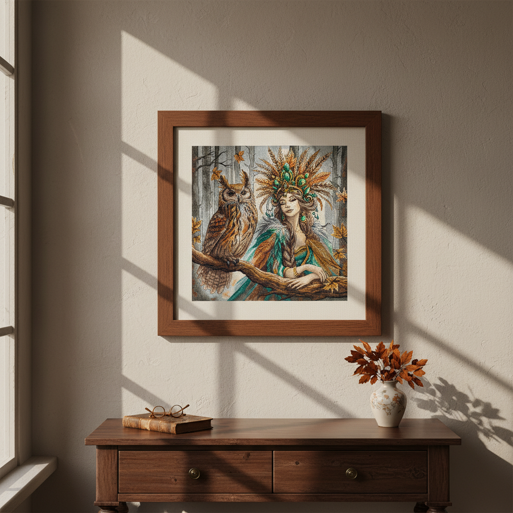 Cross Stitch Kit AVA P019 - The Queen of the Forest