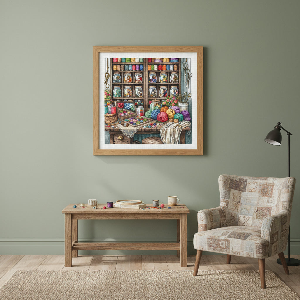 Sewing Room - Cross Stitch Kit AVA P022
