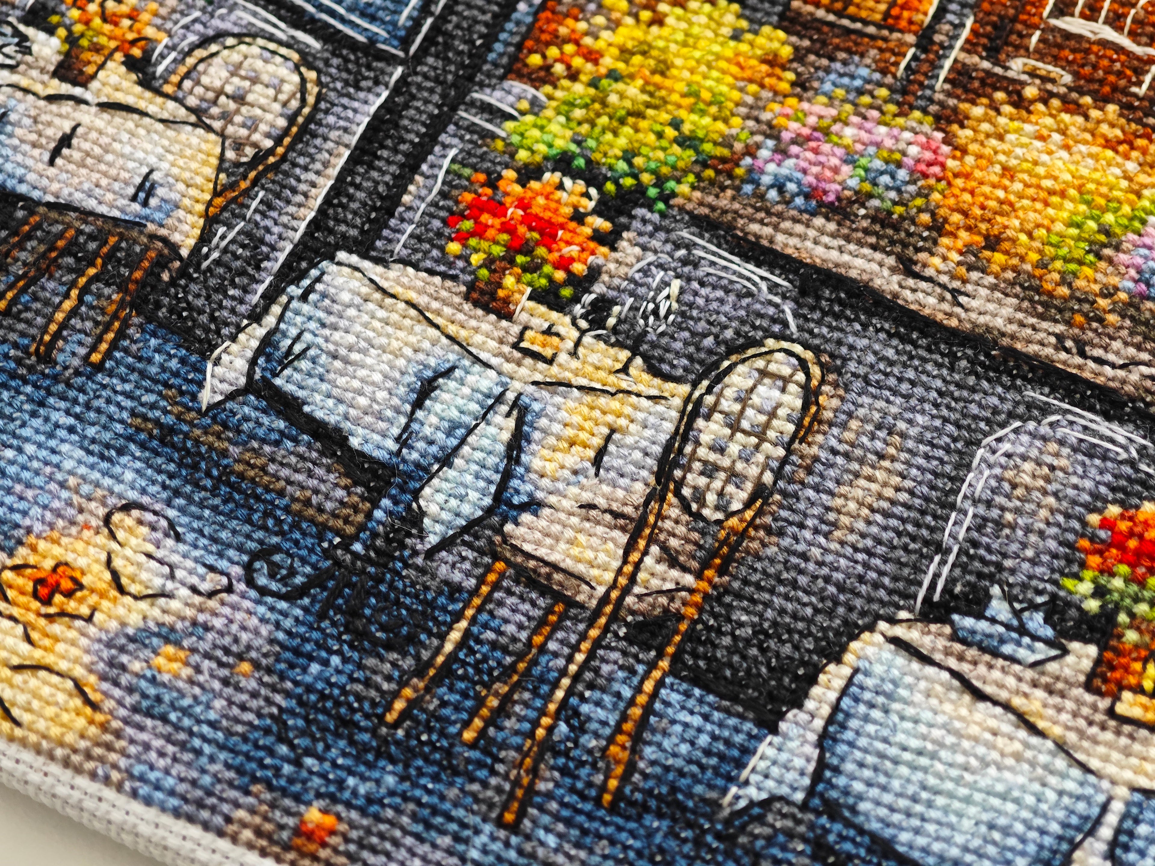 Coffee in Autumn - Cross Stitch Kit AVA P051