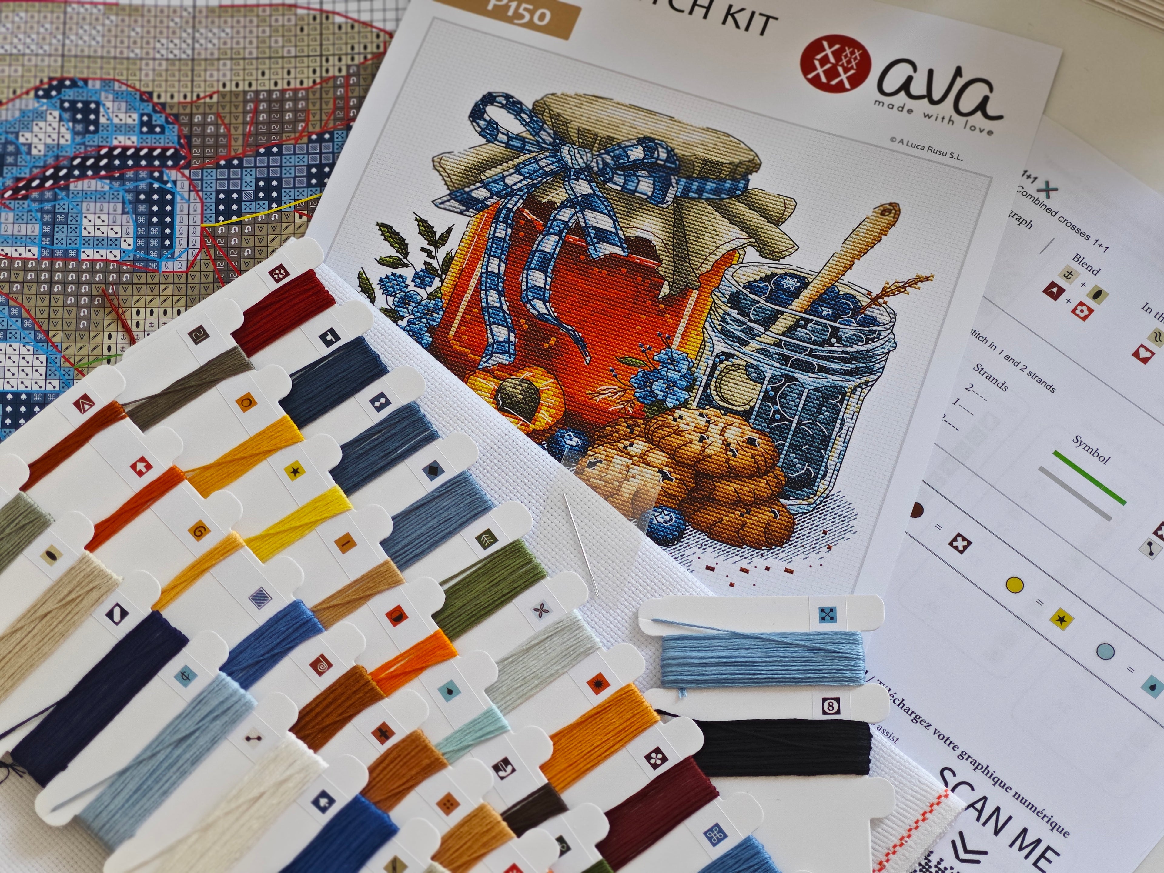 Homemade Delights - Cross Stitch Kit AVA P150
