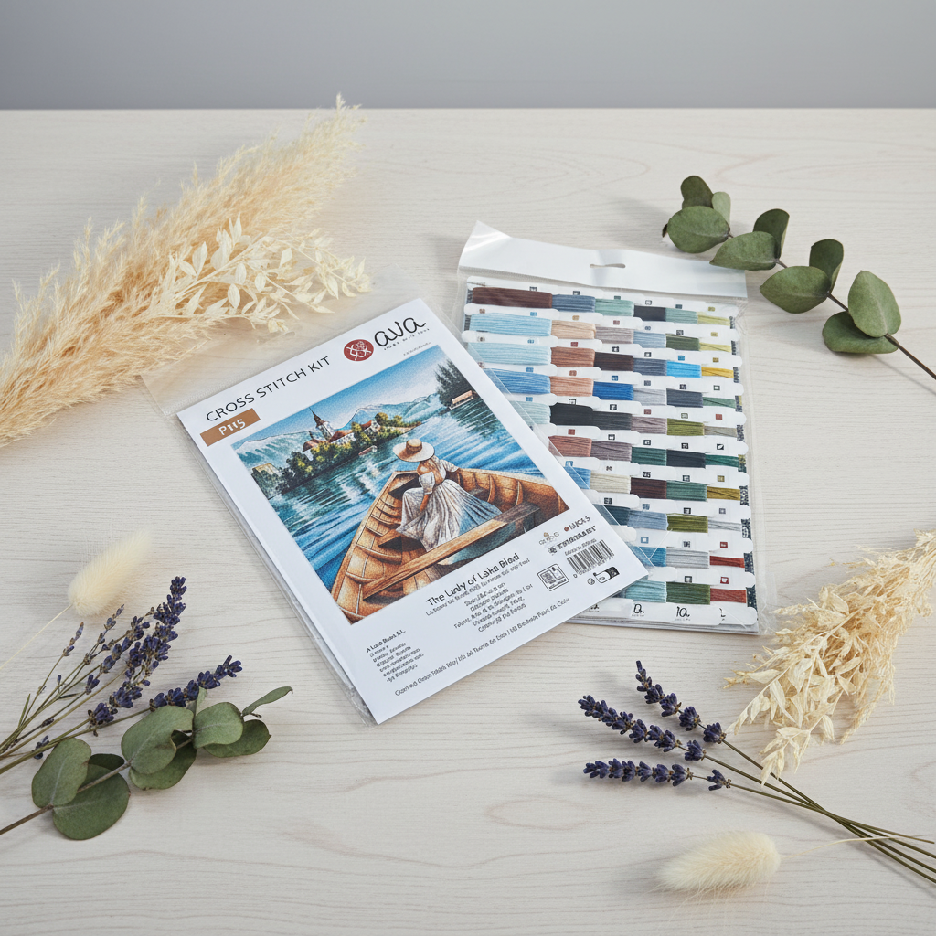 The Lady of Lake Bled - Cross Stitch Kit AVA P115