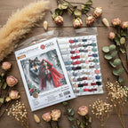 The Young Girl and the Guardian Wolf - Cross Stitch Kit AVA P083