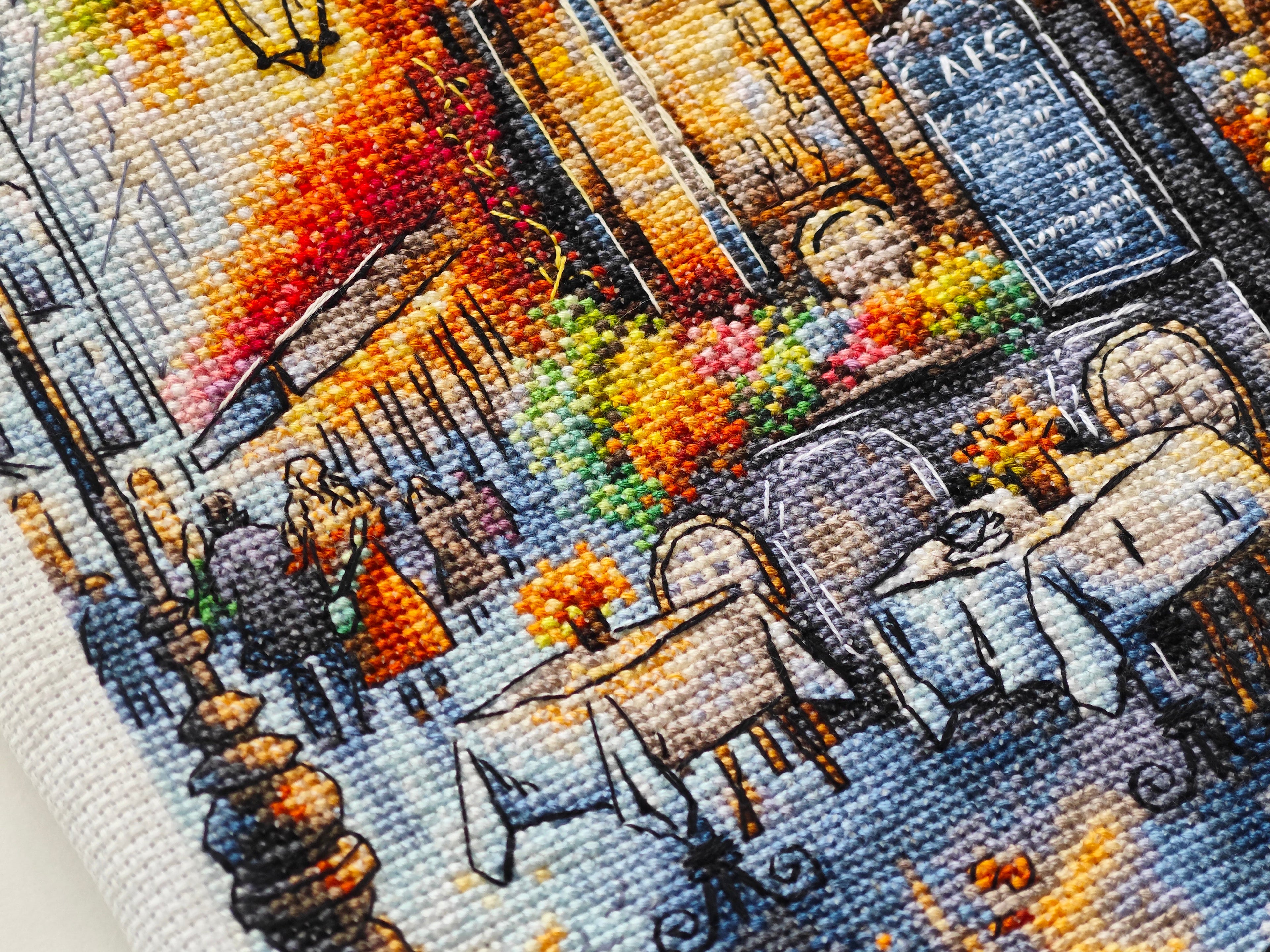 Coffee in Autumn - Cross Stitch Kit AVA P051