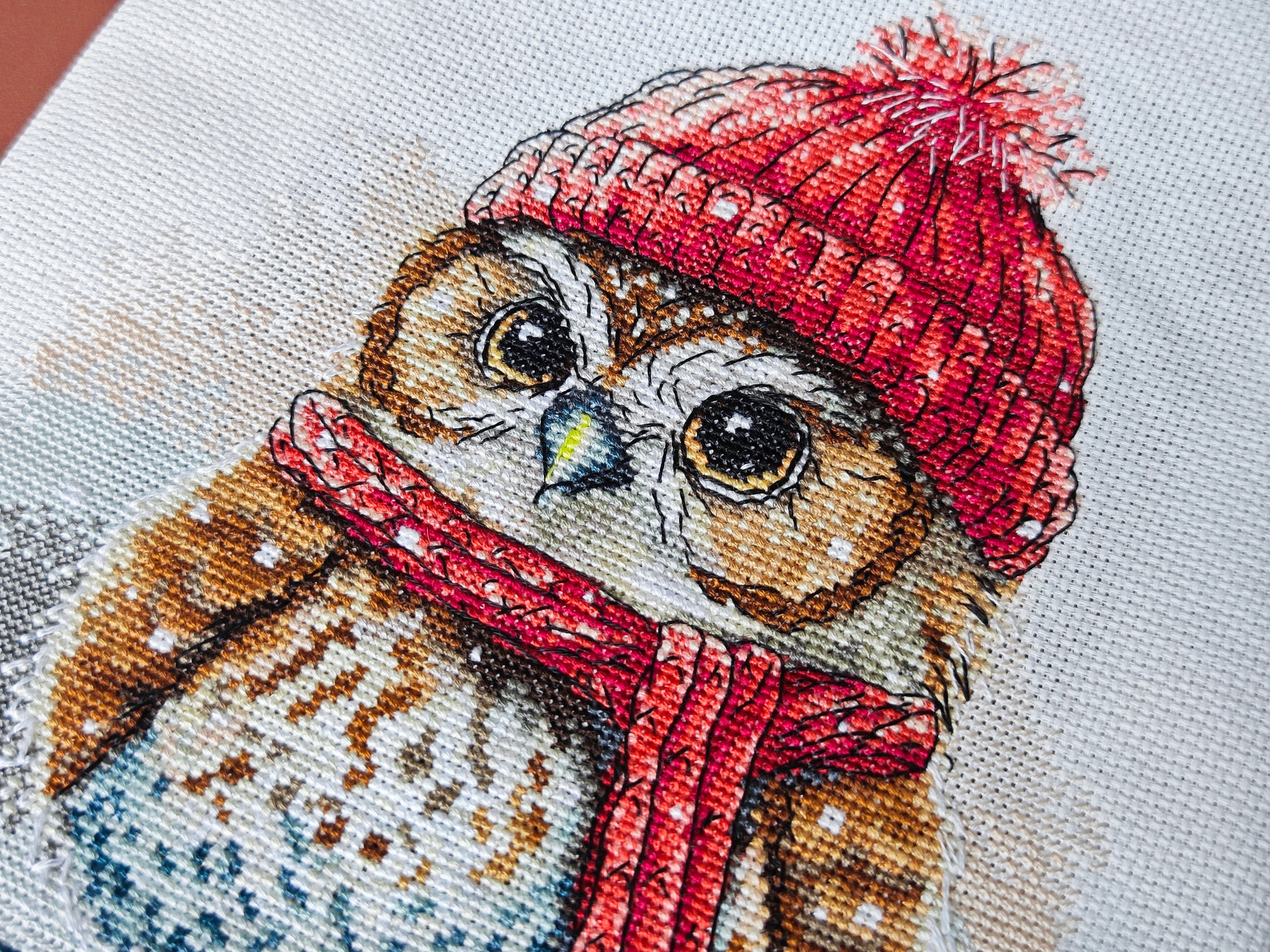 Owl - Cross Stitch Kit AVA P009
