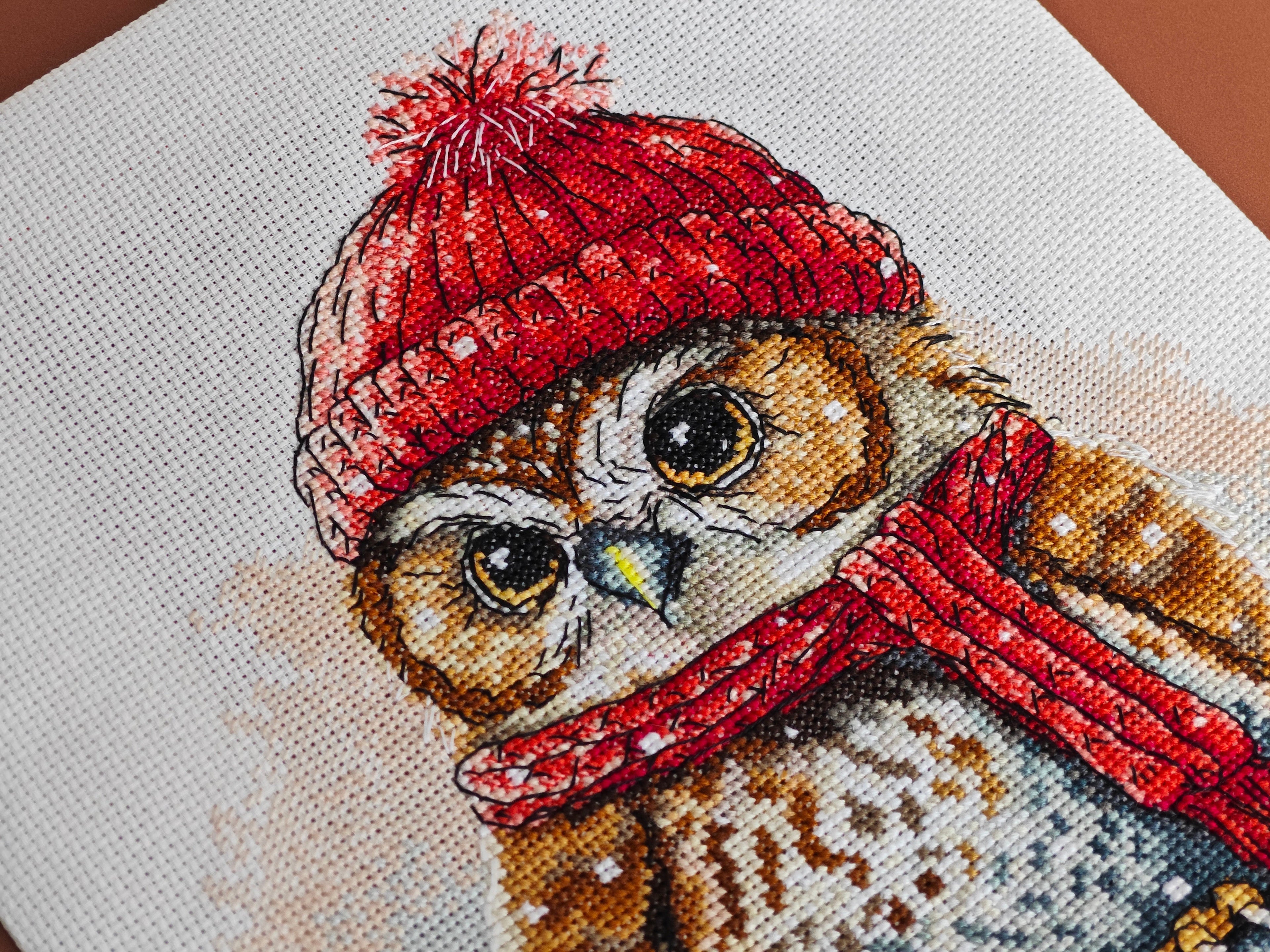 Owl - Cross Stitch Kit AVA P009