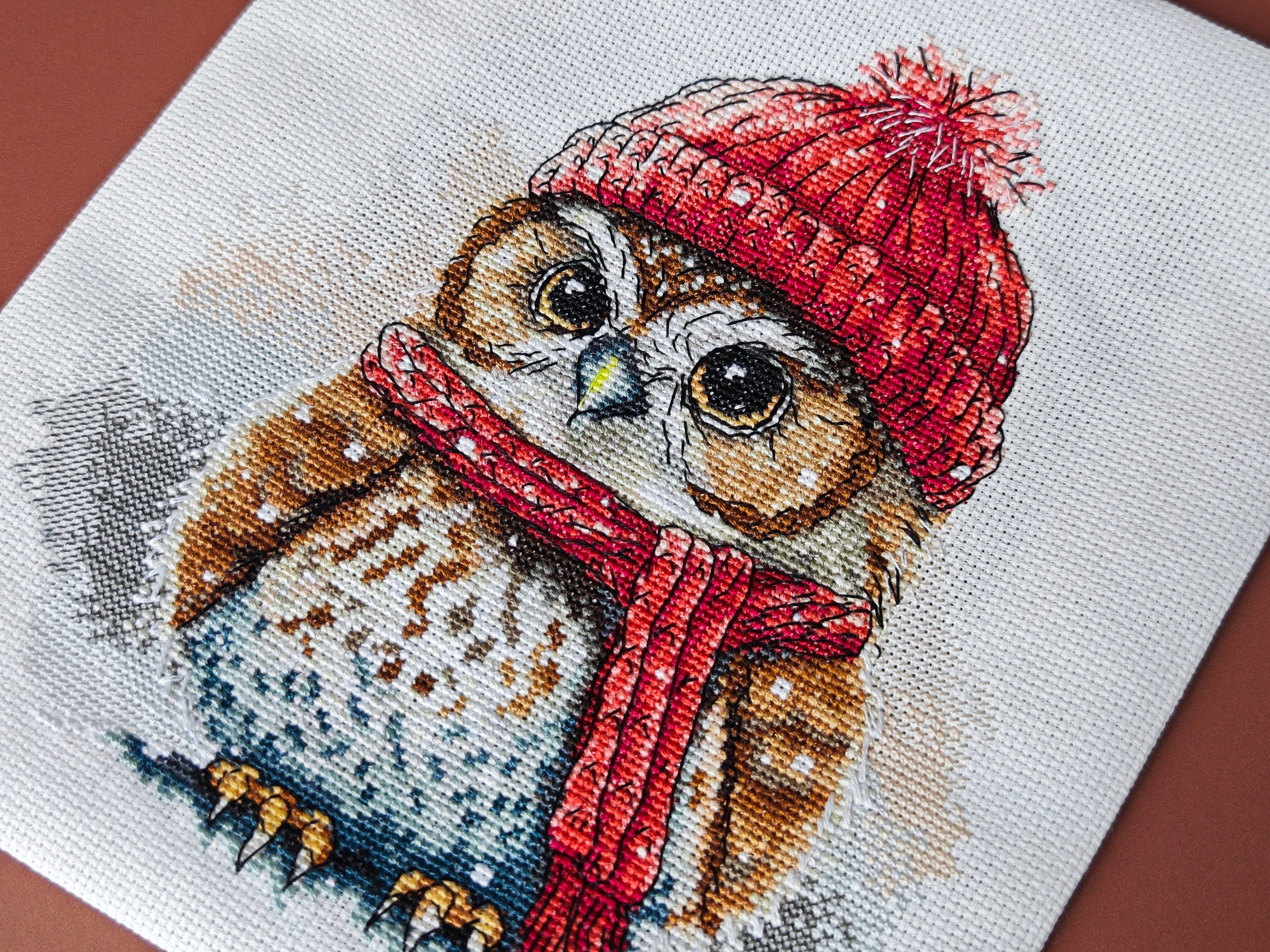 Owl - Cross Stitch Kit AVA P009