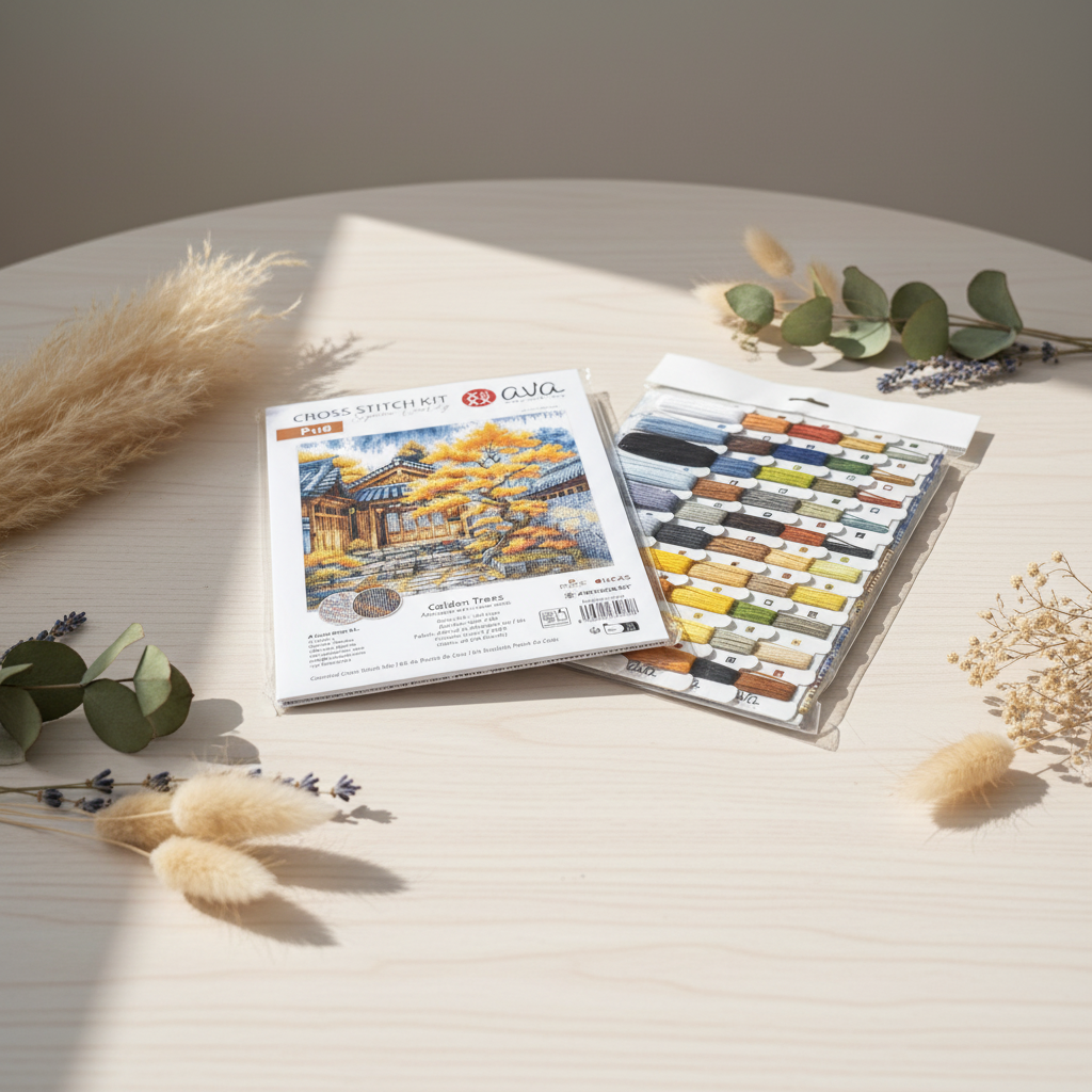 Golden Trees - Cross Stitch Kit AVA P118