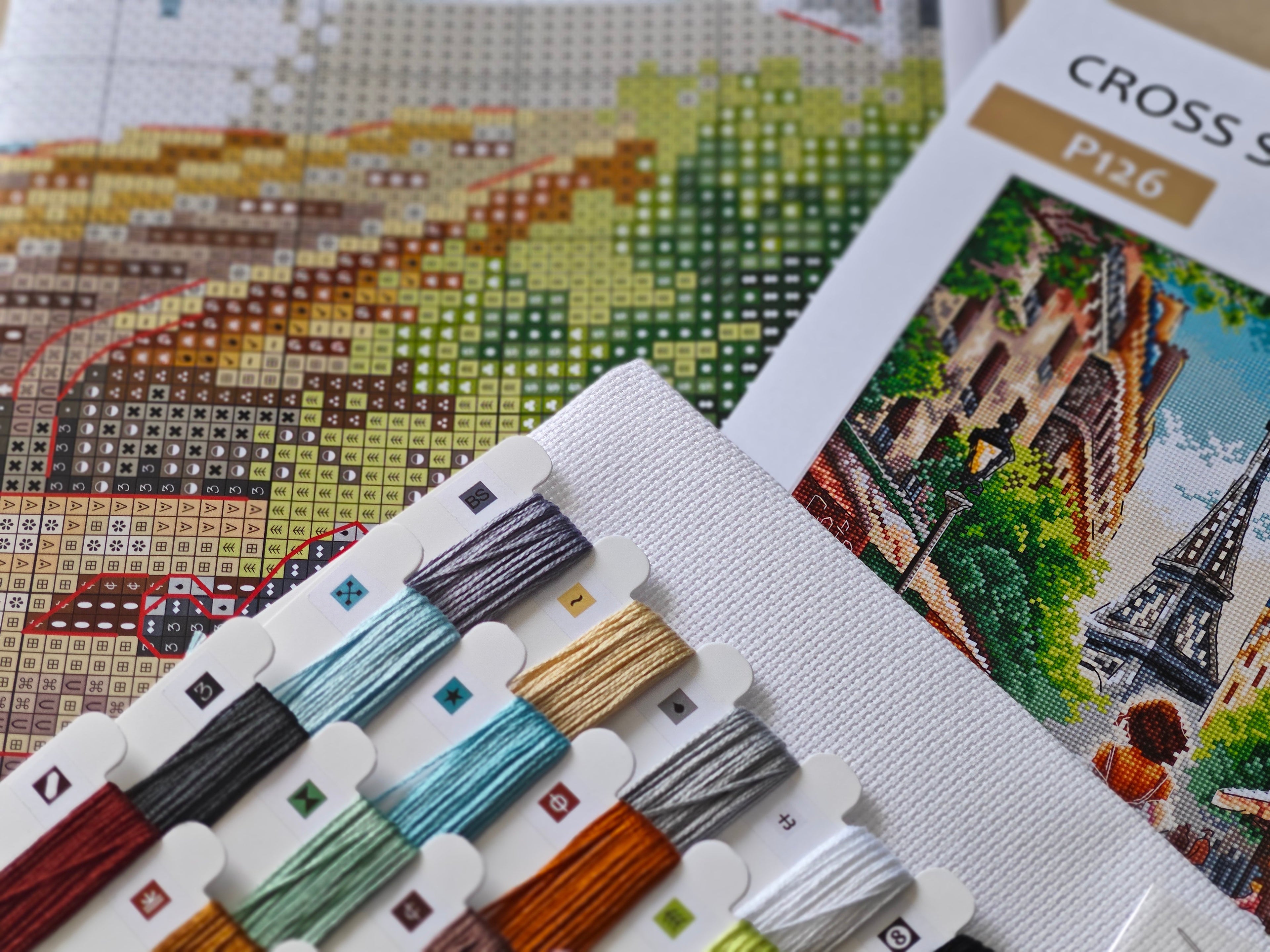 From Paris With Love - Cross Stitch Kit AVA P126