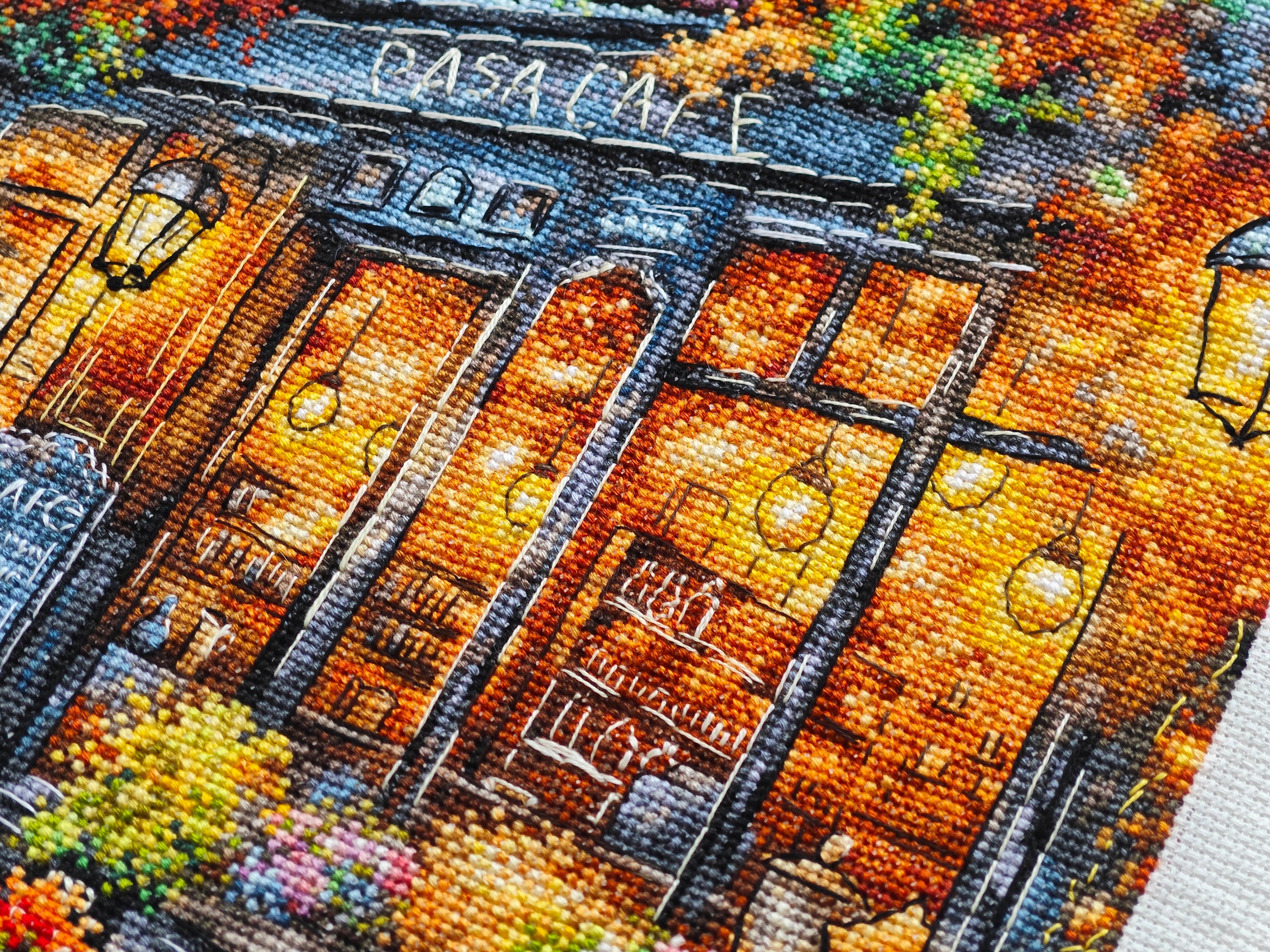 Coffee in Autumn - Cross Stitch Kit AVA P051