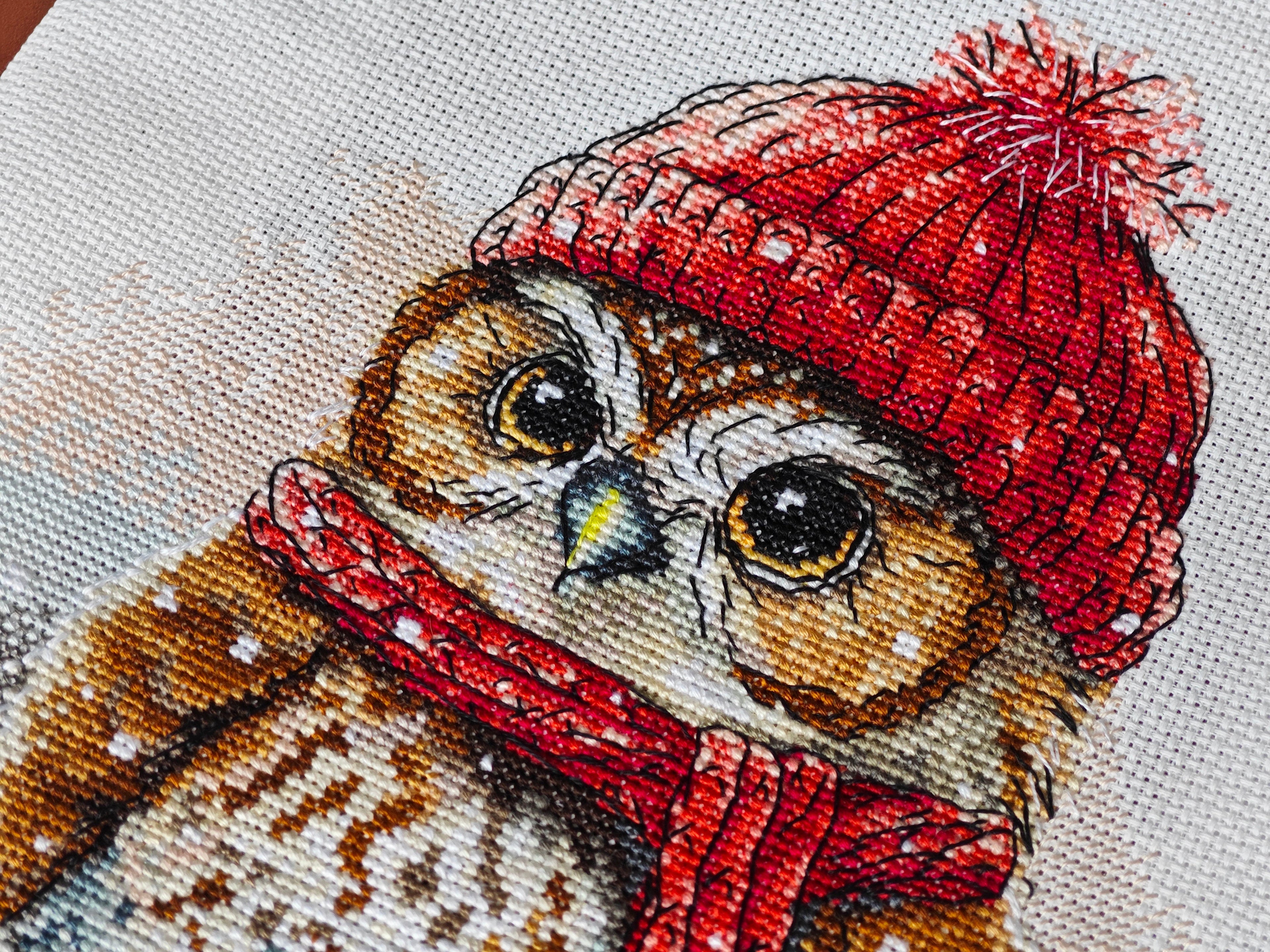 Owl - Cross Stitch Kit AVA P009