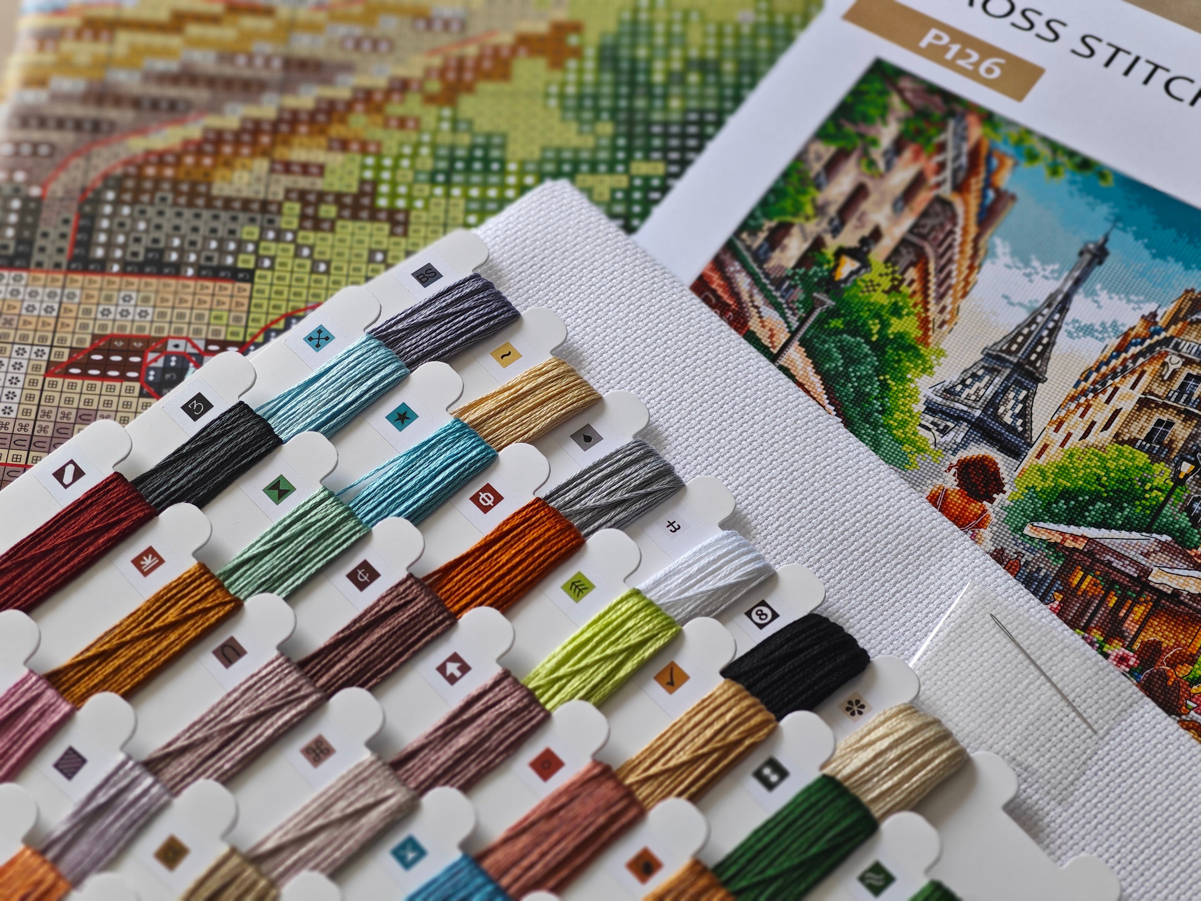 From Paris With Love - Cross Stitch Kit AVA P126
